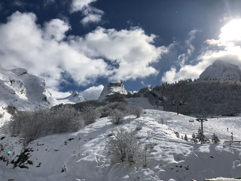 Panorama des pistes et remontées mécaniques